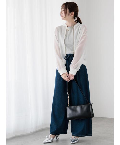 Te chichi TERRASSE（テチチテラス）の「ワッフルタンクトップ《2025spring catalog item》（タンクトップ・レディース・オフホワイト/グレー/ブラック・F）」の7枚目の写真