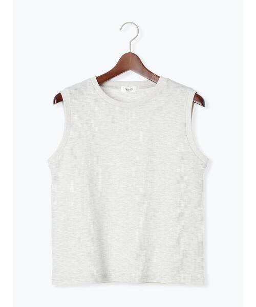 Te chichi TERRASSE（テチチテラス）の「ワッフルタンクトップ《2025spring catalog item》（タンクトップ・レディース・オフホワイト/グレー/ブラック・F）」の13枚目の写真
