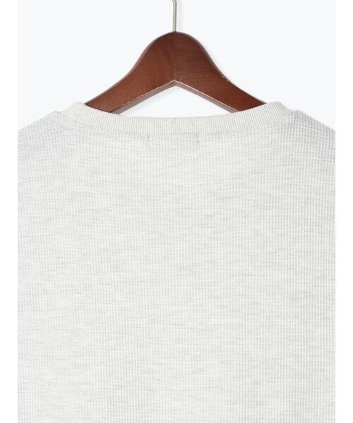 Te chichi TERRASSE（テチチテラス）の「ワッフルタンクトップ《2025spring catalog item》（タンクトップ・レディース・オフホワイト/グレー/ブラック・F）」の18枚目の写真