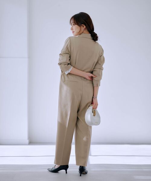 COHINA(コヒナ)の「ジャケットライクオールイワン 【低身長・小柄女性】(つなぎ/オールインワン・レディース・グレー/ベージュ/ネイビー・SHORT/REGULAR)」の13枚目の写真