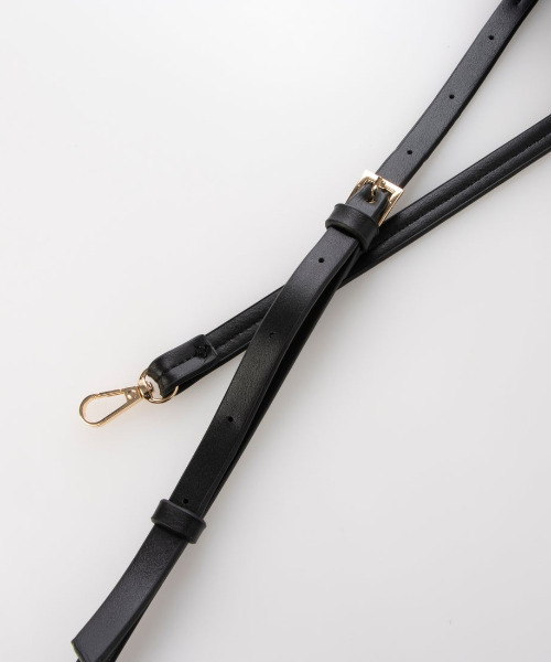 kakatoo（カカトゥ）の「カカトゥ kakatoo / チュールフリンジミニ2wayカゴバッグ（かごバッグ・レディース・ブラック/グレー/ブラウン・FREE）」の9枚目の写真