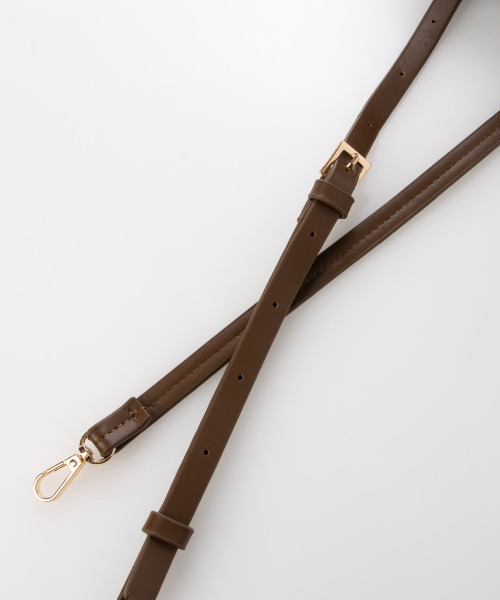 kakatoo（カカトゥ）の「カカトゥ kakatoo / チュールフリンジミニ2wayカゴバッグ（かごバッグ・レディース・ブラック/グレー/ブラウン・FREE）」の16枚目の写真