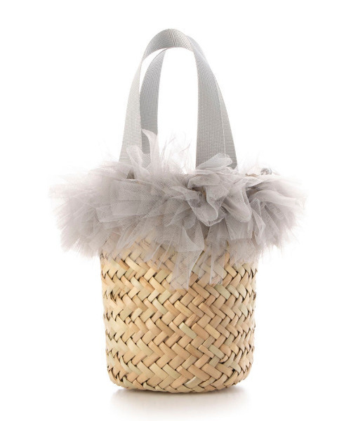 kakatoo（カカトゥ）の「カカトゥ kakatoo / チュールフリンジミニ2wayカゴバッグ（かごバッグ・レディース・ブラック/グレー/ブラウン・FREE）」の18枚目の写真