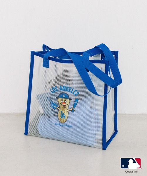 WCJ(ダブルシージェイ)の「MLB PVC BAG(トートバッグ・レディース・レッド/ブルー/ネイビー/ブラック/オレンジ・FREE)」の1枚目の写真