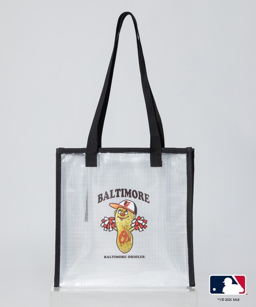WCJ(ダブルシージェイ)の「MLB PVC BAG(トートバッグ・レディース・レッド/ブルー/ネイビー/ブラック/オレンジ・FREE)」の2枚目の写真