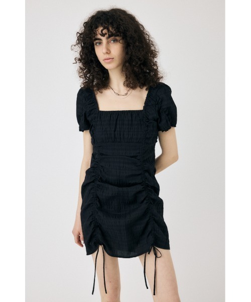 moussy GATHER RIBBON MINI ドレス MOUSSY | GATHER RIBBON ミニドレス (ワンピース(ミニ
