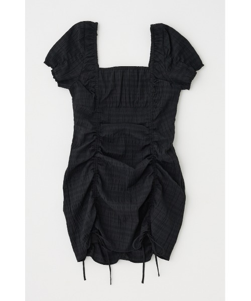 GATHER RIBBON MINI ドレス（ワンピース）｜MOUSSY（マウジー