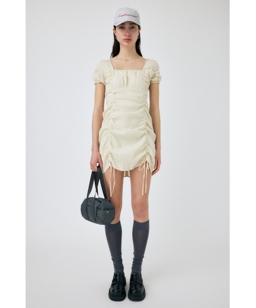 MOUSSY GATHER RIBBON MINI ドレス MOUSSY | GATHER RIBBON ミニドレス (ワンピース(ミニ