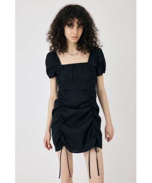 moussy　GATHER RIBBON MINI ドレス GATHER RIBBON MINI ドレス（ワンピース）｜MOUSSY（マウジー