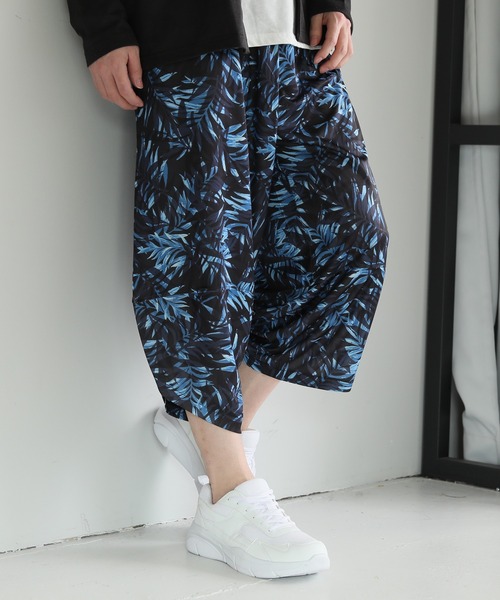 TopIsm（トップイズム）の「無地総柄 接触冷感サルエルパンツ（その他パンツ・メンズ・B/ブラック/カーキ/A/ブラウン/C/D/E・L/M/LL）」の6枚目の写真