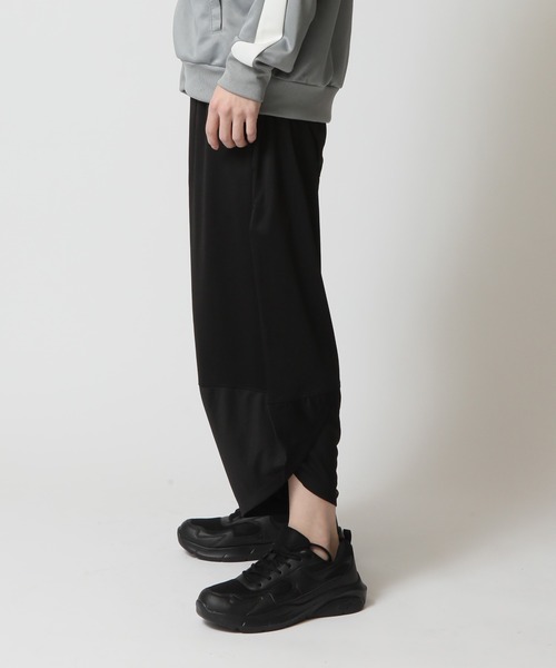 TopIsm（トップイズム）の「無地総柄 接触冷感サルエルパンツ（その他パンツ・メンズ・B/ブラック/カーキ/A/ブラウン/C/D/E・L/M/LL）」の14枚目の写真