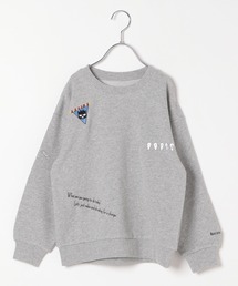 LEPSIM | 【ハンギョドン/バツマル/ポチャッコ】【KIDS】散らばし裏毛プルオーバー 323051(スウェット)