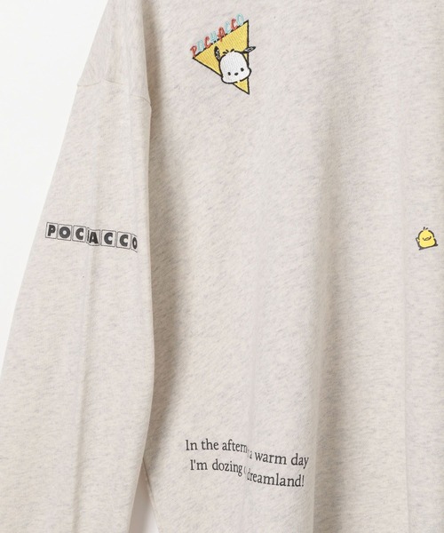 LEPSIM（レプシィム）の「【ハンギョドン/バツマル/ポチャッコ】【KIDS】散らばし裏毛プルオーバー　323051（スウェット・キッズ・グレー/チャコールグレー/オートミール・130）」の11枚目の写真