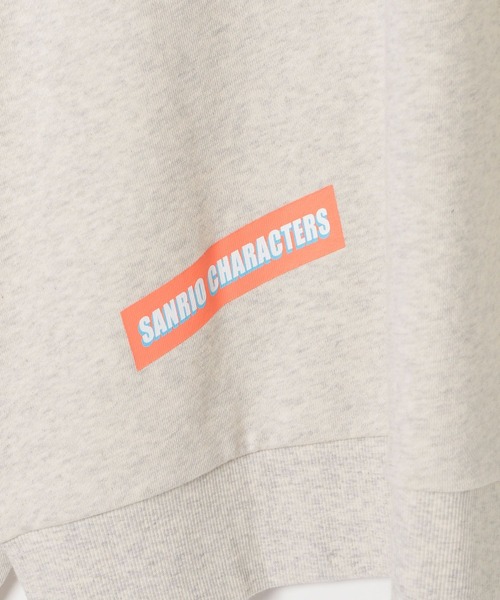 LEPSIM（レプシィム）の「【ハンギョドン/バツマル/ポチャッコ】【KIDS】散らばし裏毛プルオーバー　323051（スウェット・キッズ・グレー/チャコールグレー/オートミール・130）」の15枚目の写真