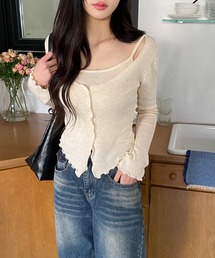 ダブルレイヤードTシャツ