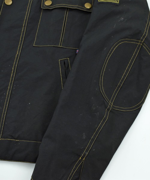 BELSTAFF(ベルスタッフ)の「【ヴィンテージ古着】Belstaff “Tourmaster Trophy Jacket” モーターサイクル ジャケット(ブルゾン・メンズ・ブラック・LARGE)」の4枚目の写真