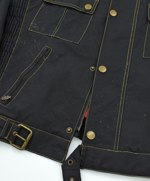 BELSTAFF(ベルスタッフ)の「【ヴィンテージ古着】Belstaff “Tourmaster Trophy Jacket” モーターサイクル ジャケット(ブルゾン・メンズ・ブラック・LARGE)」の7枚目の写真