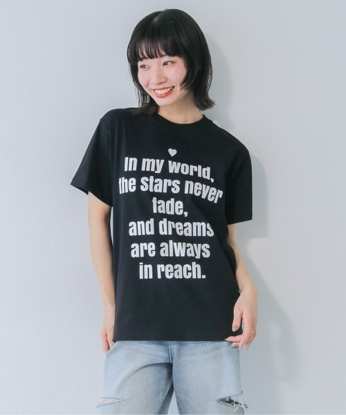 UNIT CHEST（ユニットチェスト）の「【UNIT CHEST】unique unisex T-shirt　VTFAコラボT ”Eternal Glow” by AIRI ODANE（Tシャツ/カットソー・レディース・ホワイト/ブラック・S/L/M）」の17枚目の写真