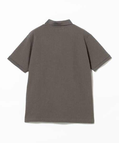 BEAMS T（ビームスティー）の「ワッフル ポロシャツ（ポロシャツ・メンズ・チャコールグレー/ブラック・LARGE/X-LARGE/MEDIUM）」の10枚目の写真