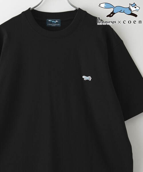 PENNEYS(ぺニーズ)の「Penneys(ぺニーズ)別注ワンポイントクルーネックTシャツ(Tシャツ/カットソー・メンズ・ホワイト/ライトブルー/ブラック/コバルトブルー/ベージュ・L/M/S/XL)」の3枚目の写真