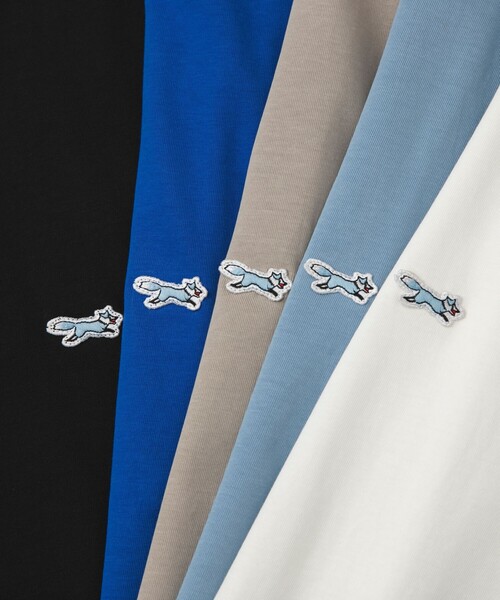 PENNEYS(ぺニーズ)の「Penneys(ぺニーズ)別注ワンポイントクルーネックTシャツ(Tシャツ/カットソー・メンズ・ホワイト/ライトブルー/ブラック/コバルトブルー/ベージュ・L/M/S/XL)」の6枚目の写真