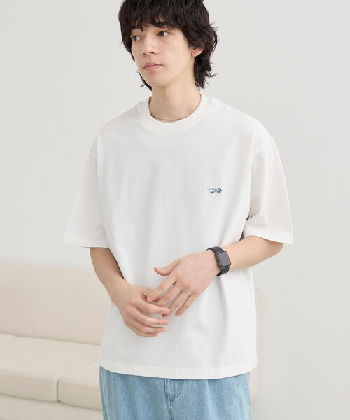 PENNEYS(ぺニーズ)の「Penneys(ぺニーズ)別注ワンポイントクルーネックTシャツ(Tシャツ/カットソー・メンズ・ホワイト/ライトブルー/ブラック/コバルトブルー/ベージュ・L/M/S/XL)」の11枚目の写真