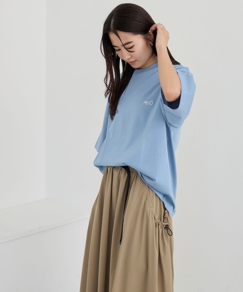 PENNEYS(ぺニーズ)の「Penneys(ぺニーズ)別注ワンポイントクルーネックTシャツ(Tシャツ/カットソー・メンズ・ホワイト/ライトブルー/ブラック/コバルトブルー/ベージュ・L/M/S/XL)」の18枚目の写真