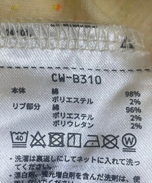 Champion(チャンピオン)の「Champion:〈洗濯機可能〉ラバープリント リンガー TEE(Tシャツ/カットソー・レディース・イエロー/ライトグレー・ONE SIZE)」の9枚目の写真