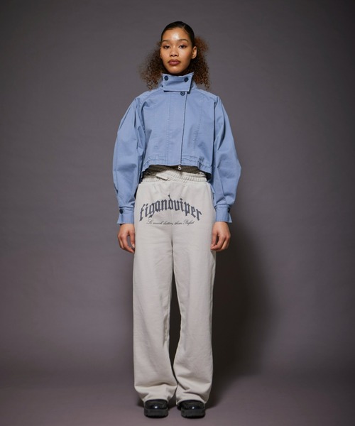 FIG&VIPER（フィグアンドバイパー）の「WashedデザインJK（ミリタリージャケット・レディース・ベージュ/ブラック/ブルー・FREE）」の6枚目の写真