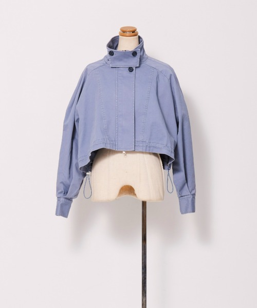 FIG&VIPER（フィグアンドバイパー）の「WashedデザインJK（ミリタリージャケット・レディース・ベージュ/ブラック/ブルー・FREE）」の17枚目の写真