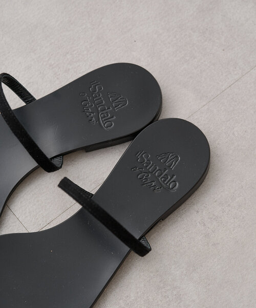 LOUNGEDRESS（ラウンジドレス）の「【il sandalo of capri】 ゴールドパーツサンダル（ブーツ・レディース・ゴールド・38/36/37）」の2枚目の写真