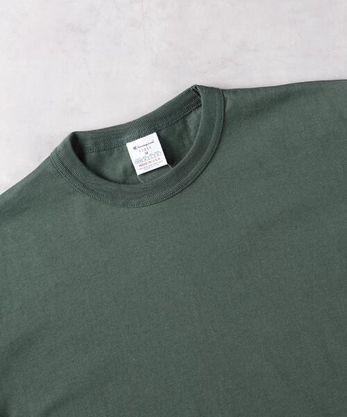 Champion(チャンピオン)の「Champion(チャンピオン)T1011無地Tシャツ(Tシャツ/カットソー・メンズ・ネイビー/ホワイト/グリーン・XL/L/M)」の13枚目の写真