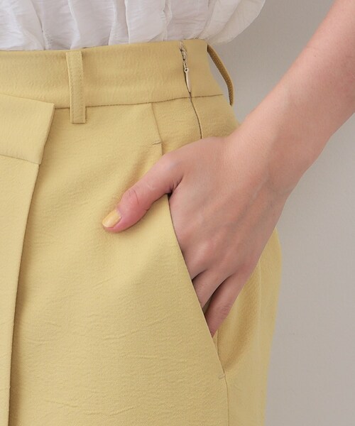 OPAQUE.CLIP（オペークドットクリップ）の「ラップ風ナロースカート【洗濯機洗い可】（スカート・レディース・イエロー系その他/ネイビー・38/40）」の16枚目の写真