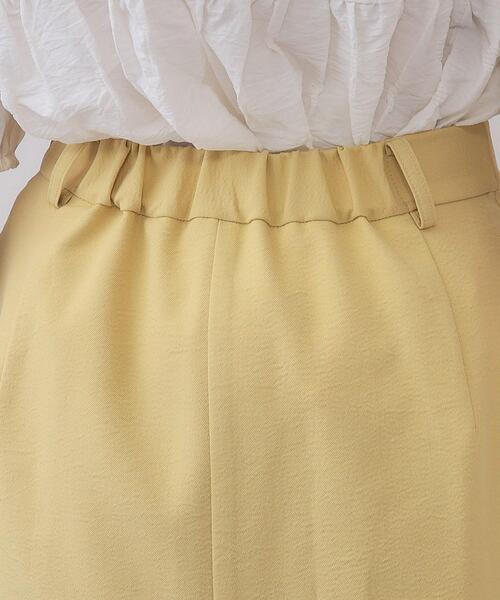OPAQUE.CLIP（オペークドットクリップ）の「ラップ風ナロースカート【洗濯機洗い可】（スカート・レディース・イエロー系その他/ネイビー・38/40）」の17枚目の写真