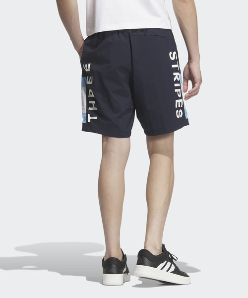 adidas(アディダス)の「ワーディング パック ルーズフィット メッシュ裏地付き ウーブンショーツ / ハーフパンツ / アディダス adidas(その他パンツ・メンズ・ブラック/ブルー・LARGE/MEDIUM/SMALL/X-LARGE/XX-LARGE/3XL)」の8枚目の写真