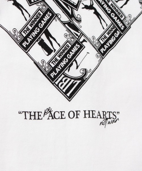 LIBERTY CITY（リバティシティ）の「【LIBERTY CITY/リバティーシティ】 [THE ACE OF HEARTS] Tシャツ（Tシャツ/カットソー・メンズ・ホワイト/ブラック・2/4/3）」の5枚目の写真