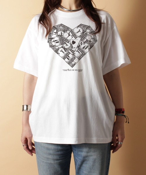 LIBERTY CITY（リバティシティ）の「【LIBERTY CITY/リバティーシティ】 [THE ACE OF HEARTS] Tシャツ（Tシャツ/カットソー・メンズ・ホワイト/ブラック・2/4/3）」の13枚目の写真