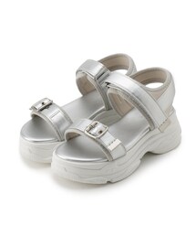 ITS'DEMO（イッツデモ）の「【M・L展開】バックルベルト合皮スポサン（サンダル）」