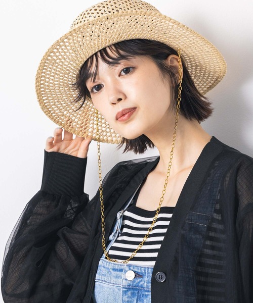 Gready Brilliant（グレディブリリアン）の「チェーンＨＡＴ（ハット・レディース・ベージュ・FREE）」の3枚目の写真