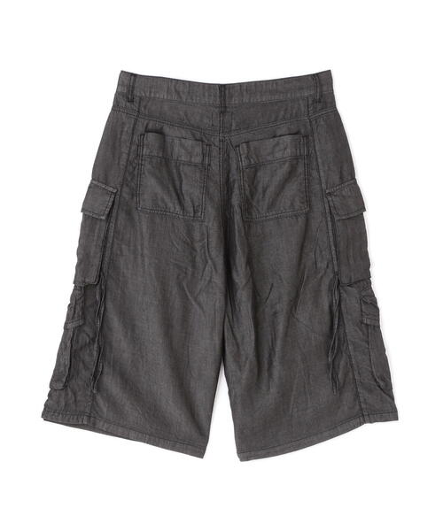 DANKE SCHON(ダンケシェーン)の「DankeSchon/ダンケシェーン/TENCEL CARGO SHORTS(カーゴパンツ・メンズ・ブラック・M/L)」の5枚目の写真