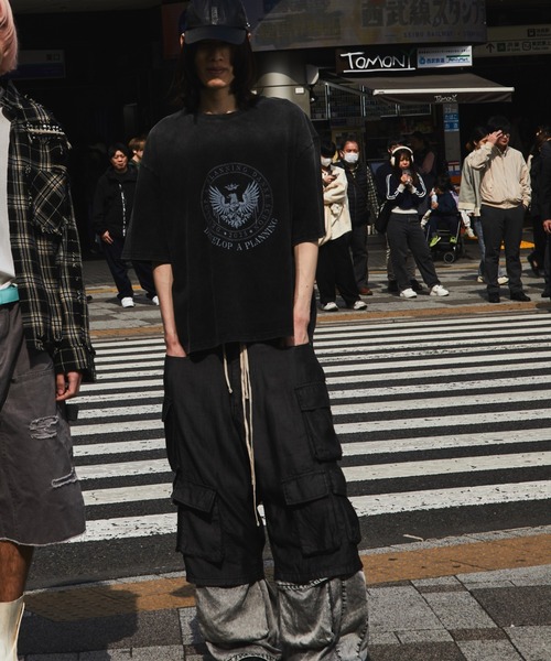 DANKE SCHON(ダンケシェーン)の「DankeSchon/ダンケシェーン/TENCEL CARGO SHORTS(カーゴパンツ・メンズ・ブラック・M/L)」の9枚目の写真