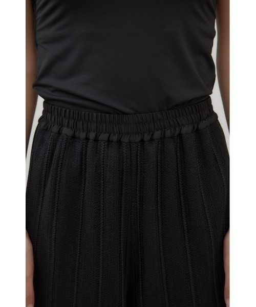 crie conforto(クリーコンフォルト)の「サイドラインレースパンツ(スラックス・レディース・アイボリー/ブラック・SMALL/MEDIUM)」の9枚目の写真