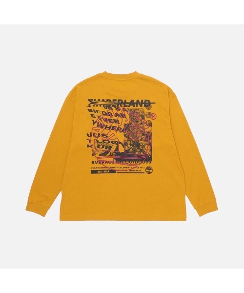 Timberland（ティンバーランド）の「メンズ 長袖 グラフィック Tシャツ（Tシャツ/カットソー・メンズ・イエロー・LARGE/MEDIUM/SMALL/X-LARGE/X-SMALL）」の11枚目の写真