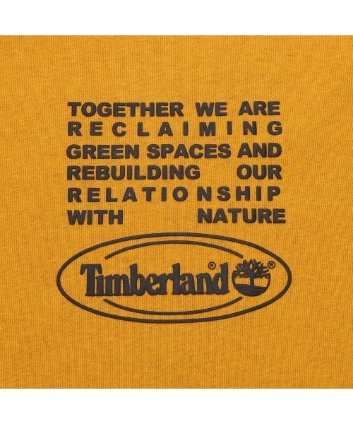 Timberland（ティンバーランド）の「メンズ 長袖 グラフィック Tシャツ（Tシャツ/カットソー・メンズ・イエロー・LARGE/MEDIUM/SMALL/X-LARGE/X-SMALL）」の6枚目の写真