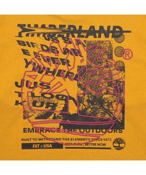 Timberland（ティンバーランド）の「メンズ 長袖 グラフィック Tシャツ（Tシャツ/カットソー・メンズ・イエロー・LARGE/MEDIUM/SMALL/X-LARGE/X-SMALL）」の7枚目の写真