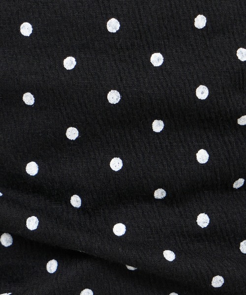 ROYAL PARTY(ロイヤルパーティー)の「ワンショルリボンドットカットソー(Tシャツ/カットソー・レディース・ブラック/オフホワイト/グレー・FREE)」の12枚目の写真