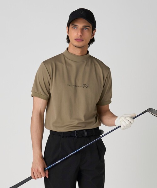 メンズ スムース モックネック シャツ（Tシャツ/カットソー