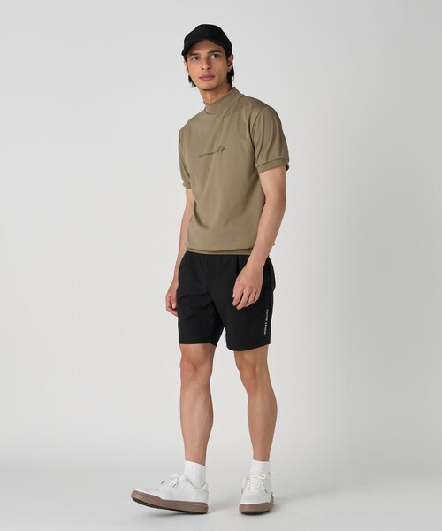 メンズ スムース モックネック シャツ（Tシャツ/カットソー