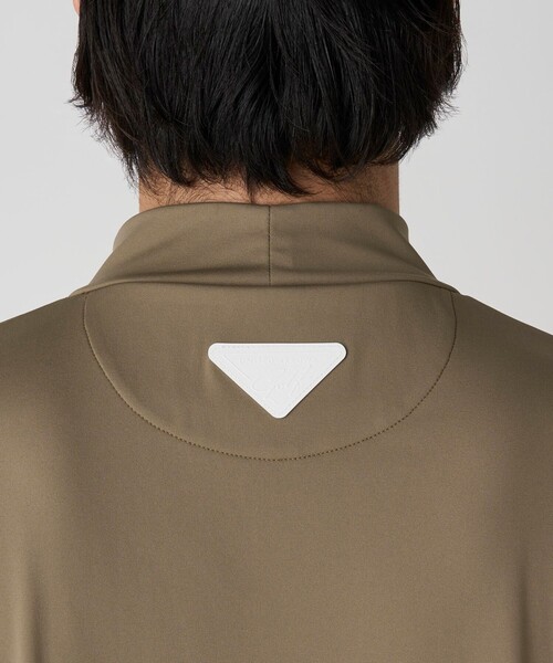 メンズ スムース モックネック シャツ（Tシャツ/カットソー