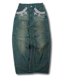 レディースのデニムパンツ（前面プリント）ファッション通販 - ZOZOTOWN